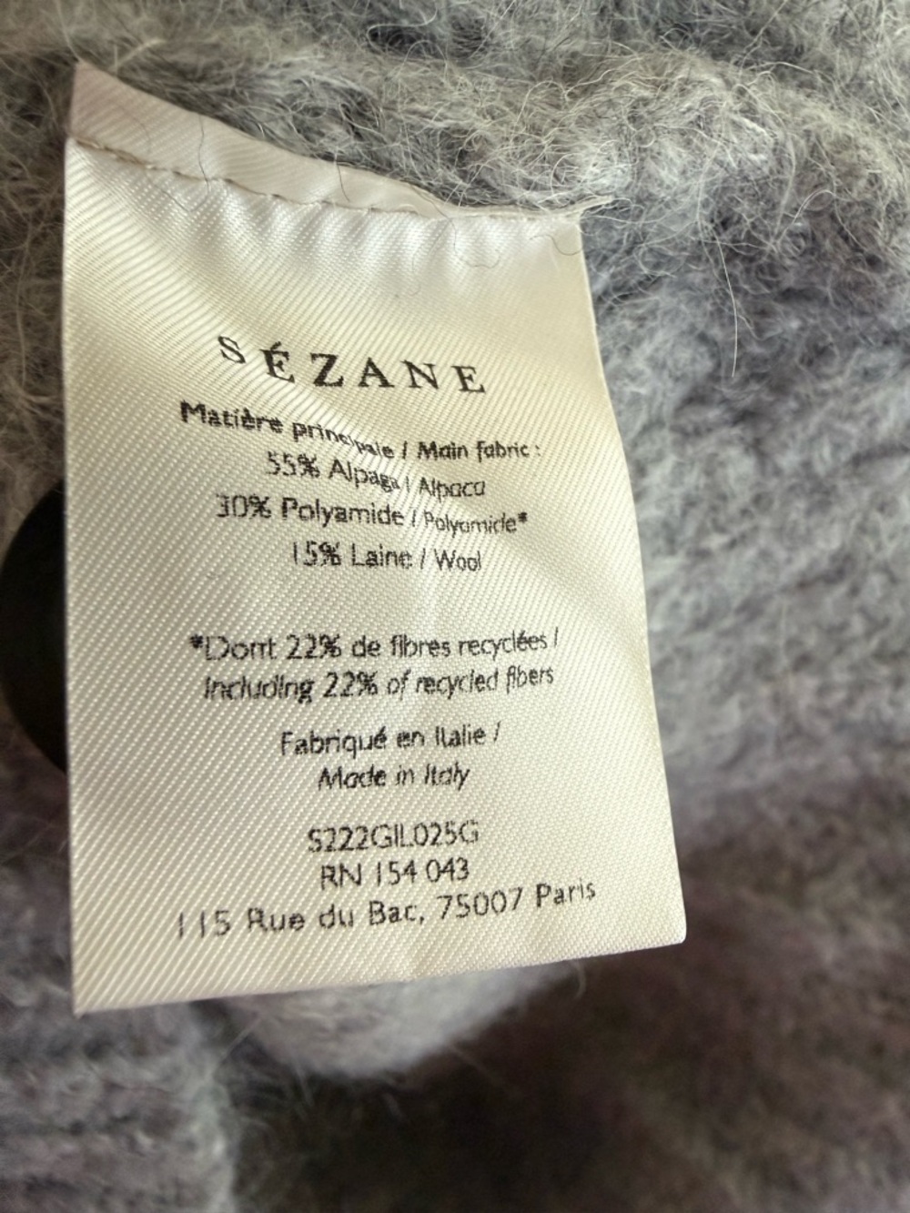 sezane emile cardigan - Picture 4 of 9